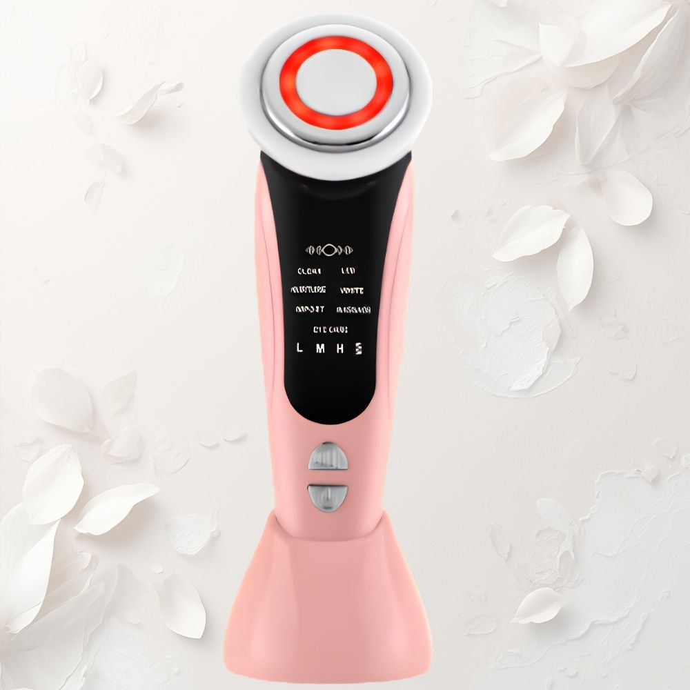 AuraTech ™ - Beauty Device Viso 5in1 con LED Therapy & EMS
