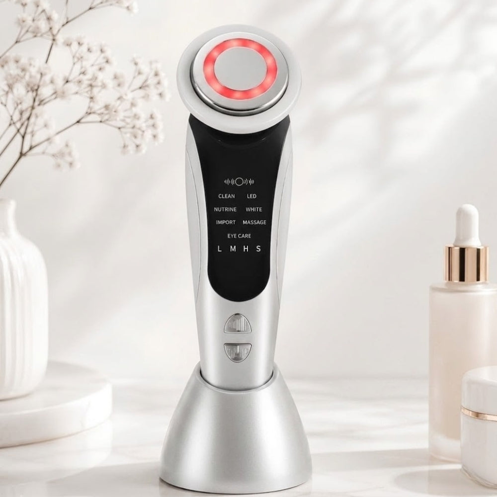 AuraTech ™ - Massaggiatore facciale 3 in 1 con Terapia a Led
